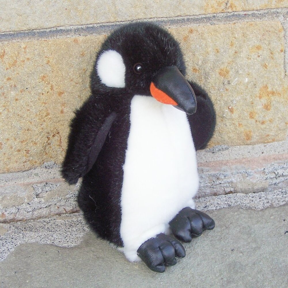 Vintage 90s A&A Inc. Plush Penguin Stuffed Animal